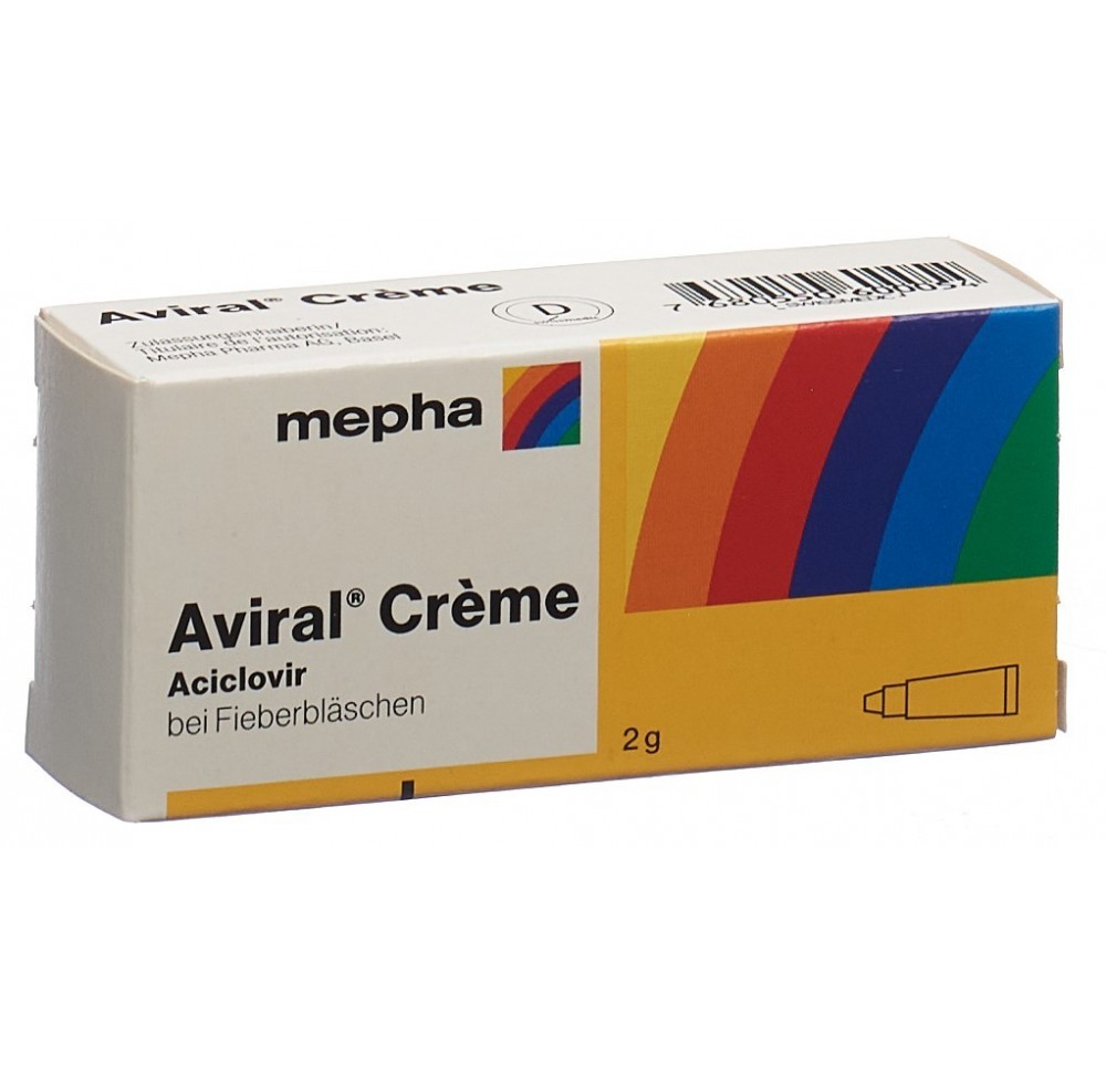 AVIRAL crème tb 2 g