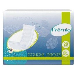 PREMIA CONFORT couches incontinence 16x60cm 20 pce