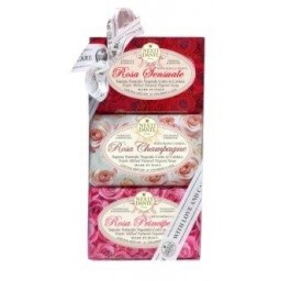 NESTI DANTE savon rose kit collection 3 x 150 g