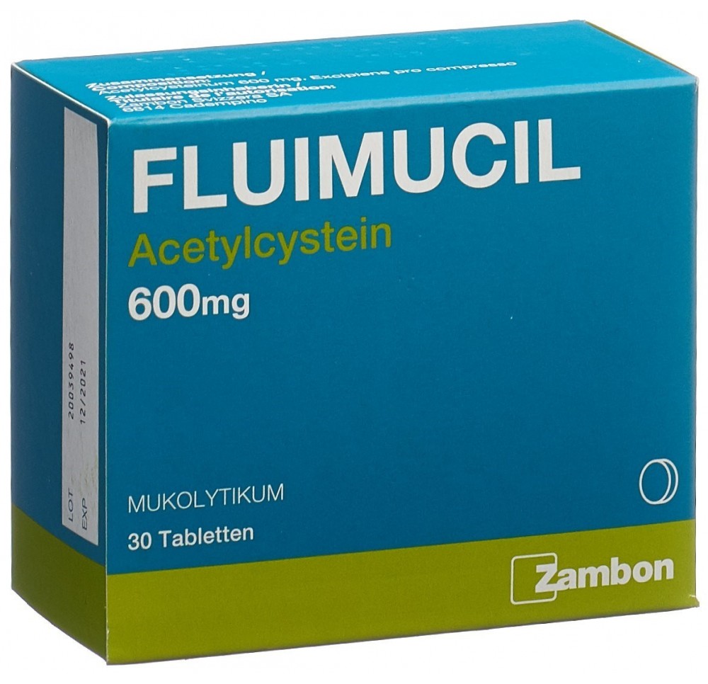 FLUIMUCIL cpr 600 mg 30 pce