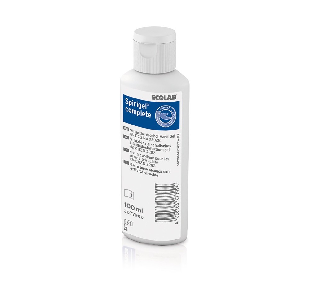 SPIRIGEL COMPLETE gel désinfect mains 50 x 100 ml