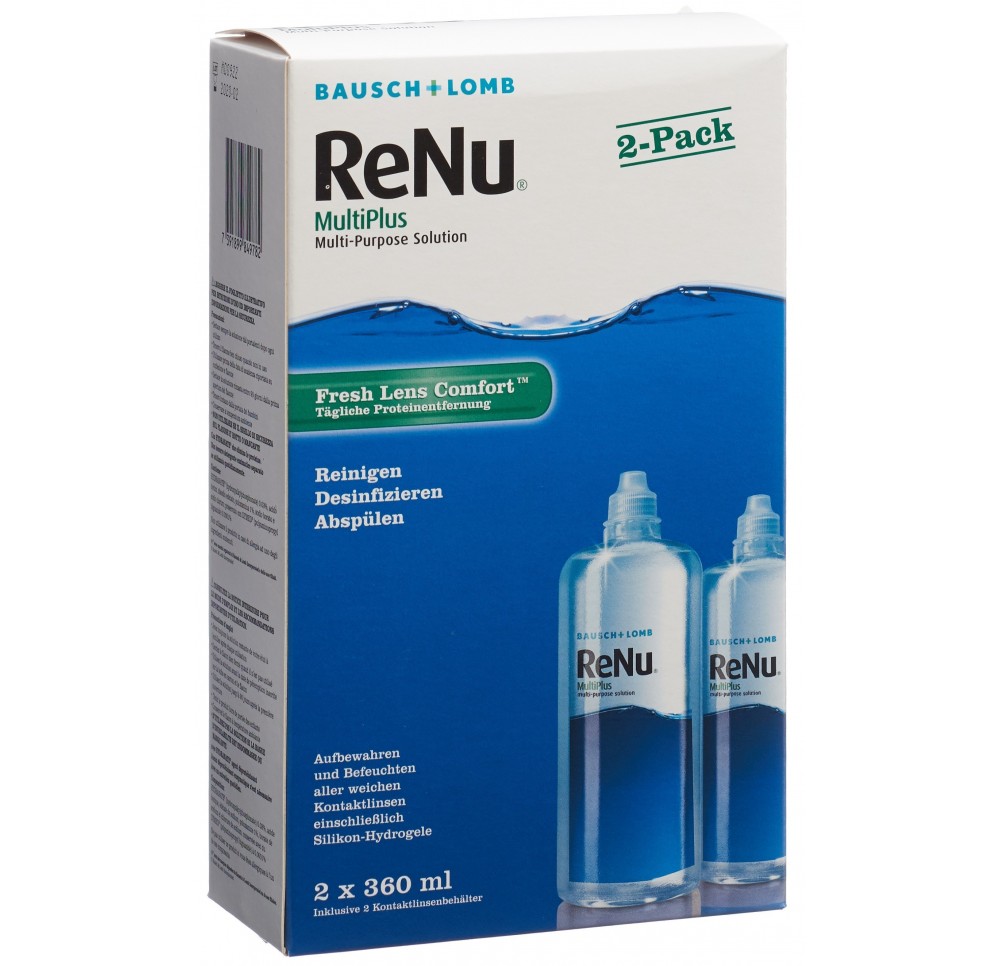 BAUSCH LOMB Renu Multiplus Twin Box 2 x 360 ml