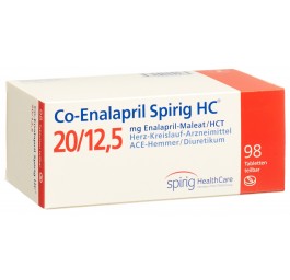 CO-ENALAPRIL Spirig HC cpr 20/12.5 mg 98 pce