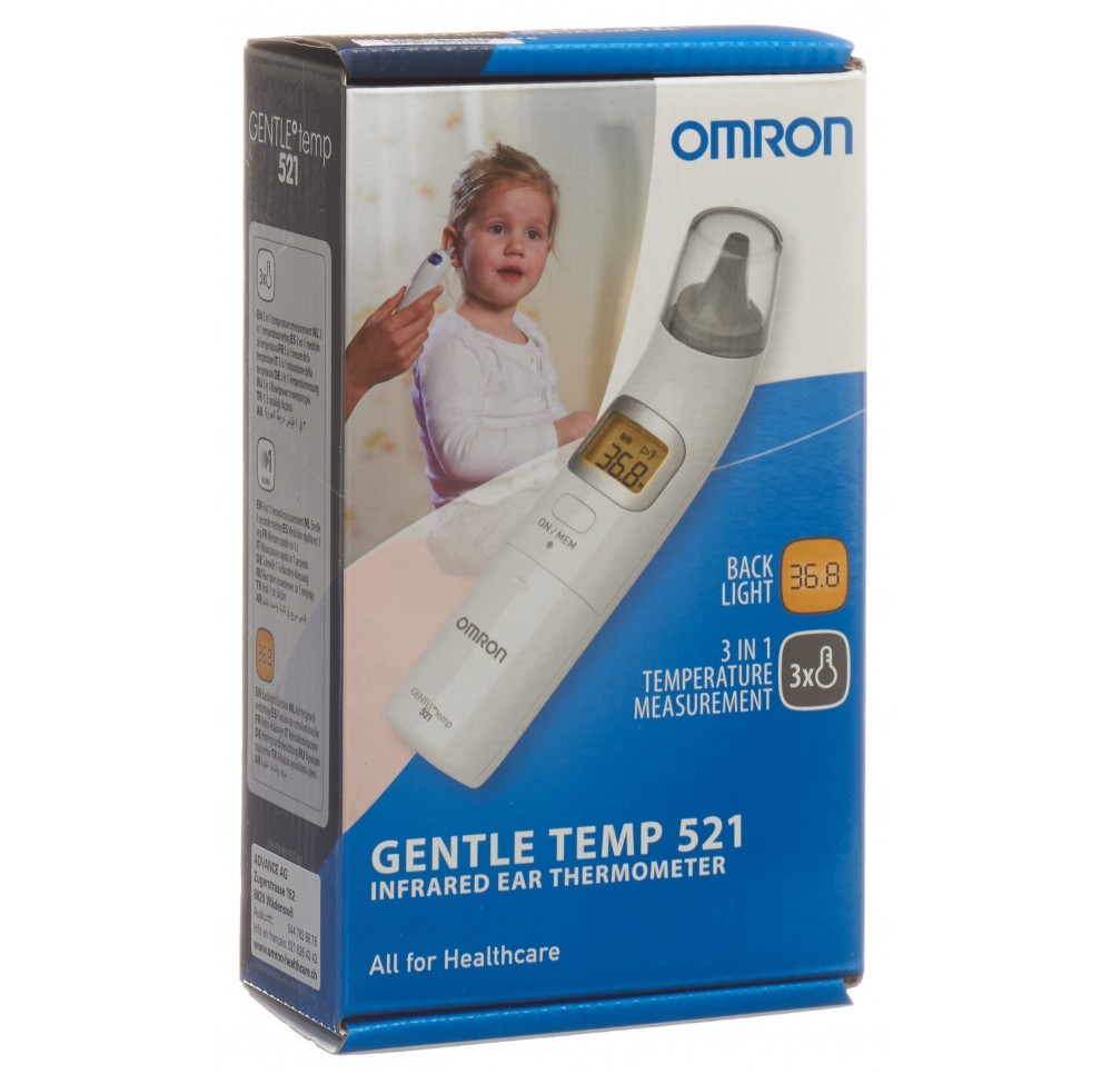 OMRON thermomètre auriculaire Gentle Temp 521