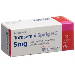 TORASEMIDE Spirig HC cpr 5 mg 100 pce