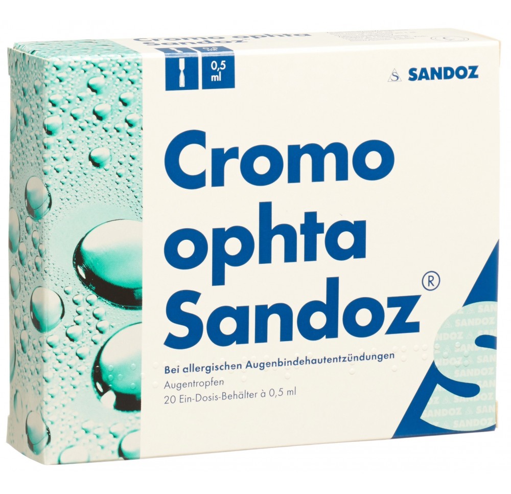 CROMO OPHTA Sandoz 20 mg/ml 20 monodos 0.5 ml