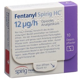 FENTANYL Spirig HC 12 mcg/h disp trans 10 pce