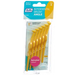 TEPE Angle brosse interdentaire 0.7mm jaune 6 pce