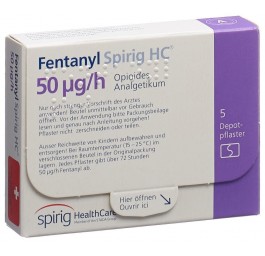 FENTANYL Spirig HC 50 mcg/h disp trans 5 pce