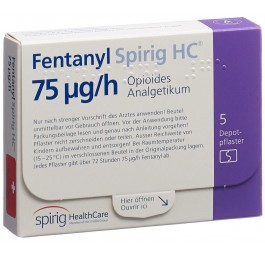 FENTANYL Spirig HC 75 mcg/h disp trans 5 pce