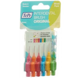 TEPE Interdental Brush ass 6 pce blist