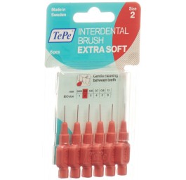 TEPE Interden Brush 0.50mm x-soft rou blist 6 pce