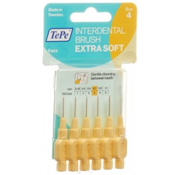 TEPE Interden Brush 0.7mm x-soft jaune blist 6 pce