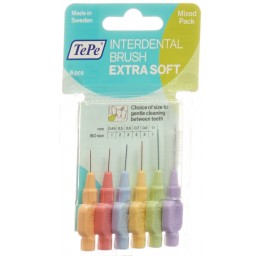 TEPE Interden Brush x- soft ass 6 pce blist