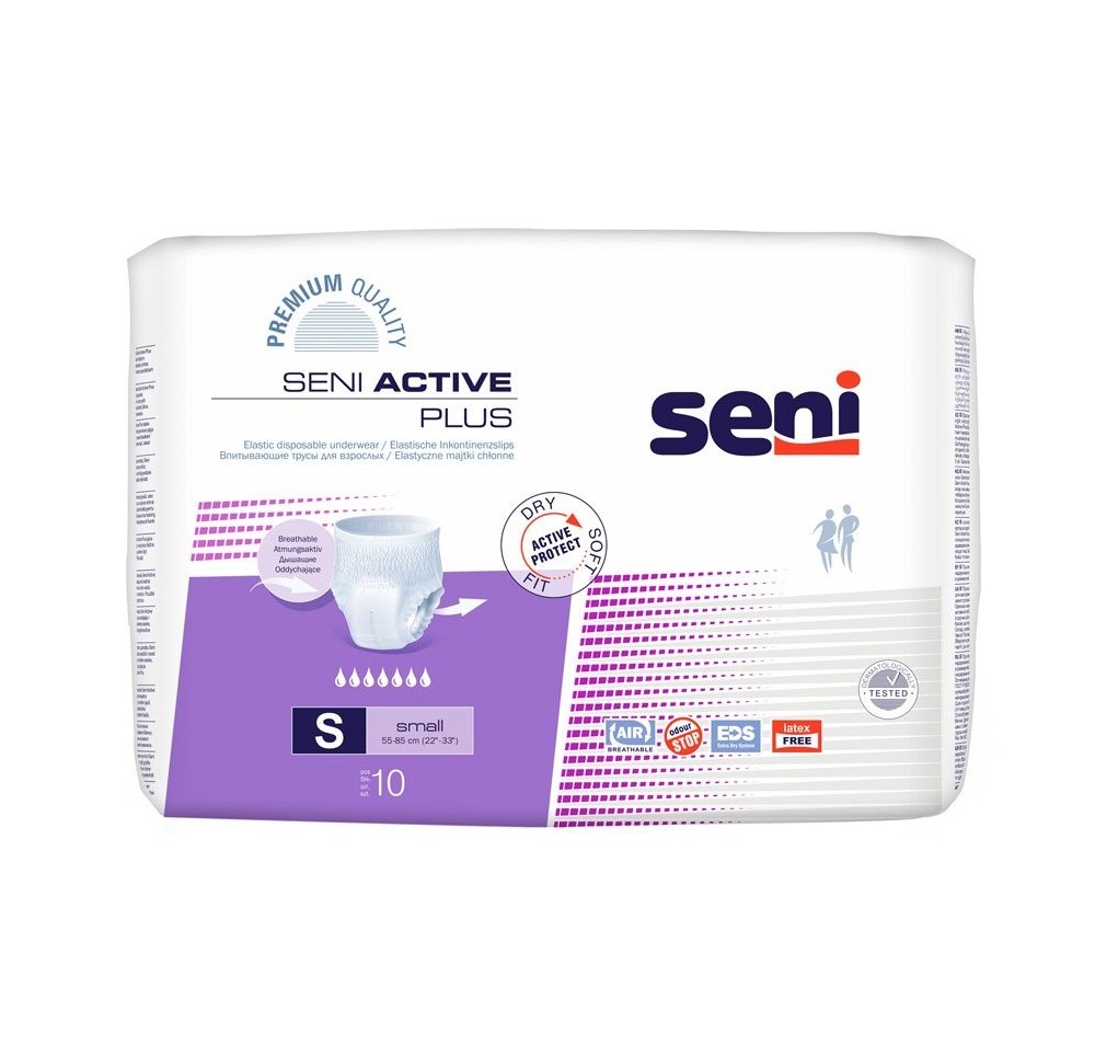 SENI Active Plus Pants S 8 x 10 pce