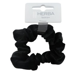 HERBA Scunci 9cm velours noir