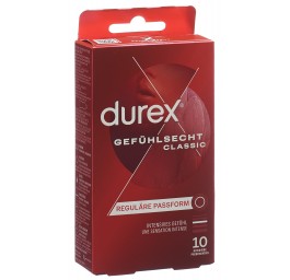 DUREX préservatif sensoriel classic 10 pce