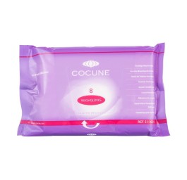 COCUNE gants de toilette humides parfu sach 8 pce