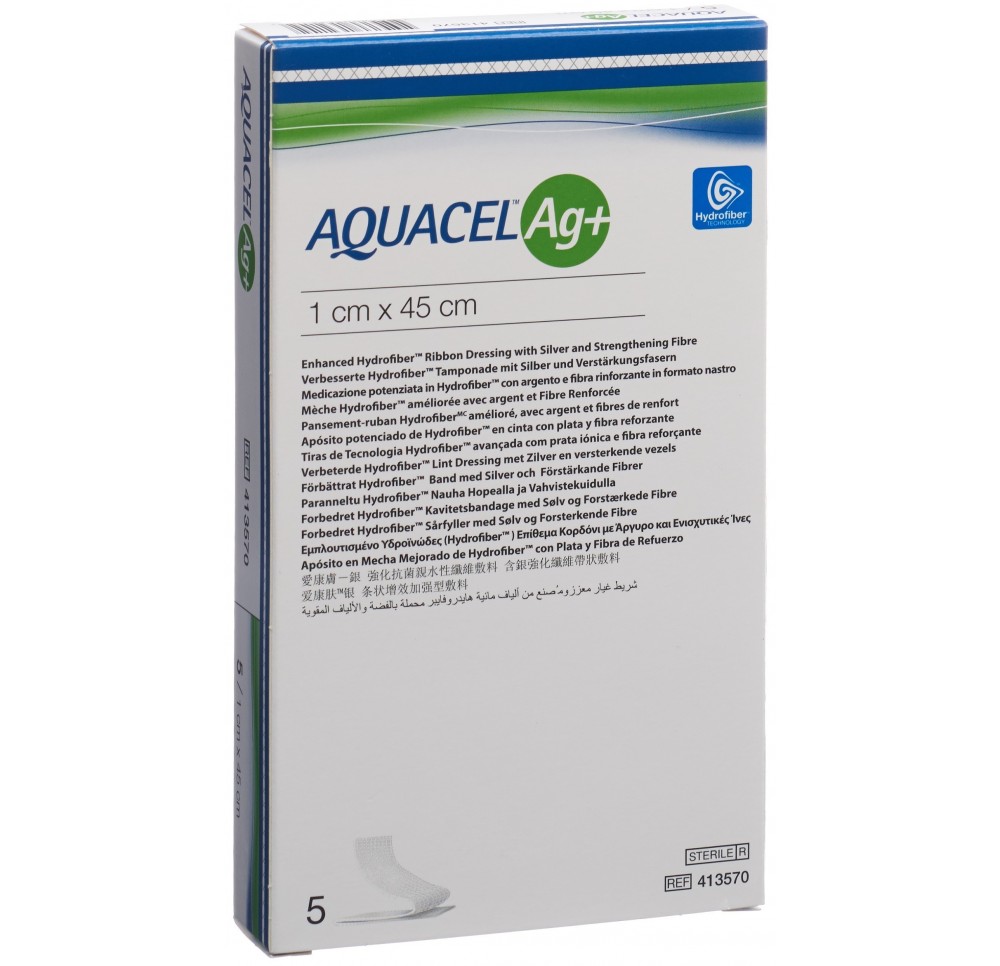 AQUACEL Ag+ mèche 1x45cm 5 pce