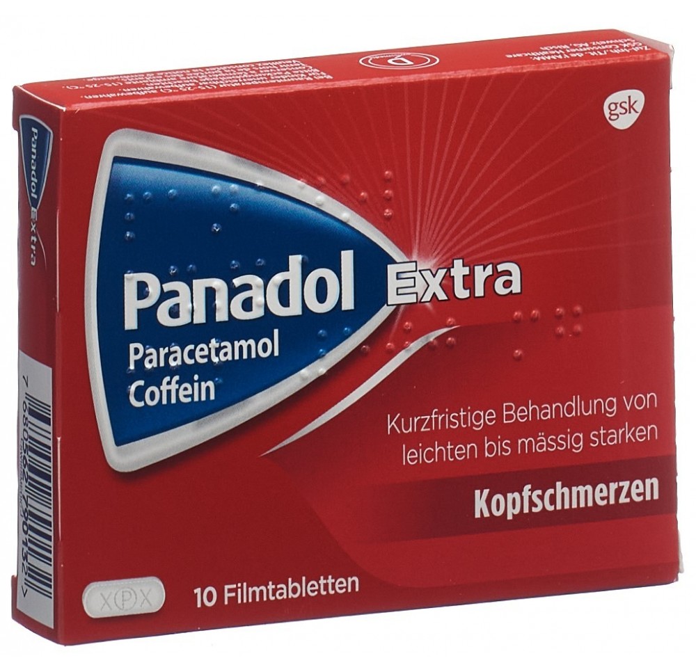 PANADOL Extra cpr pell 500 mg 10 pce