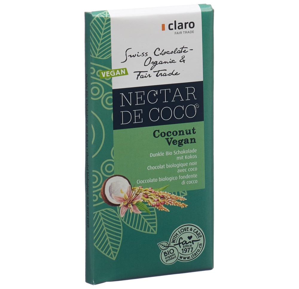 CLARO chocolat coco fairtrade bio 100 g CLARO chocolat coco fairtrade bio 100 g