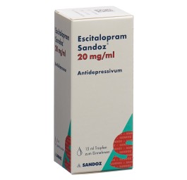 ESCITALOPRAM Sandoz gouttes 20 mg/ml fl 15 ml