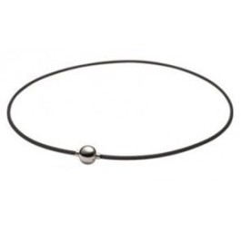 PHITEN X100 collier Mirror Ball 40cm argenté