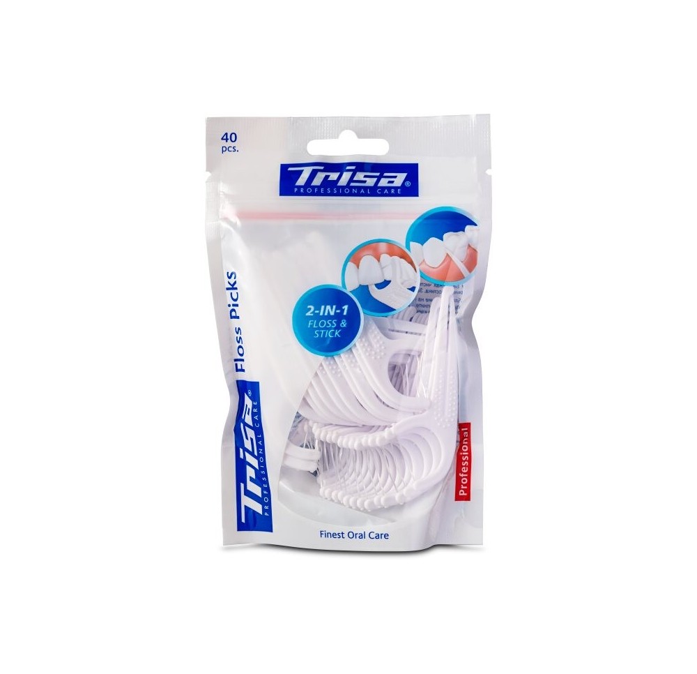 TRISA Floss Picks Professional 40 pce