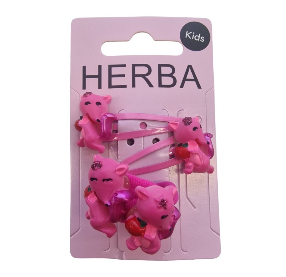 HERBA Kids clic-clac+élastique chev 4 pce