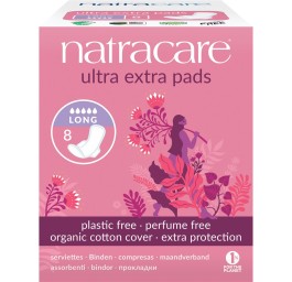 NATRACARE serviettes av ailet ultra ext long 8 pce