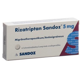 RIZATRIPTAN Sandoz cpr orodisp 5 mg 6 pce