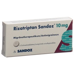 RIZATRIPTAN Sandoz cpr orodisp 10 mg 6 pce