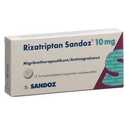 RIZATRIPTAN Sandoz cpr orodisp 10 mg 12 pce