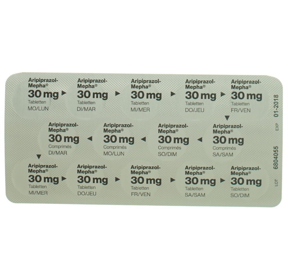 ARIPIPRAZOL Mepha cpr 30 mg 98 pce ARIPIPRAZOL Mepha cpr 30 mg 98 pce