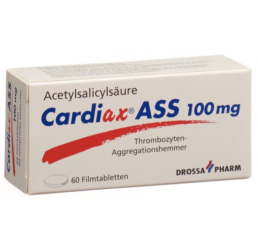 CARDIAX ASS cpr pell 100 mg 60 pce