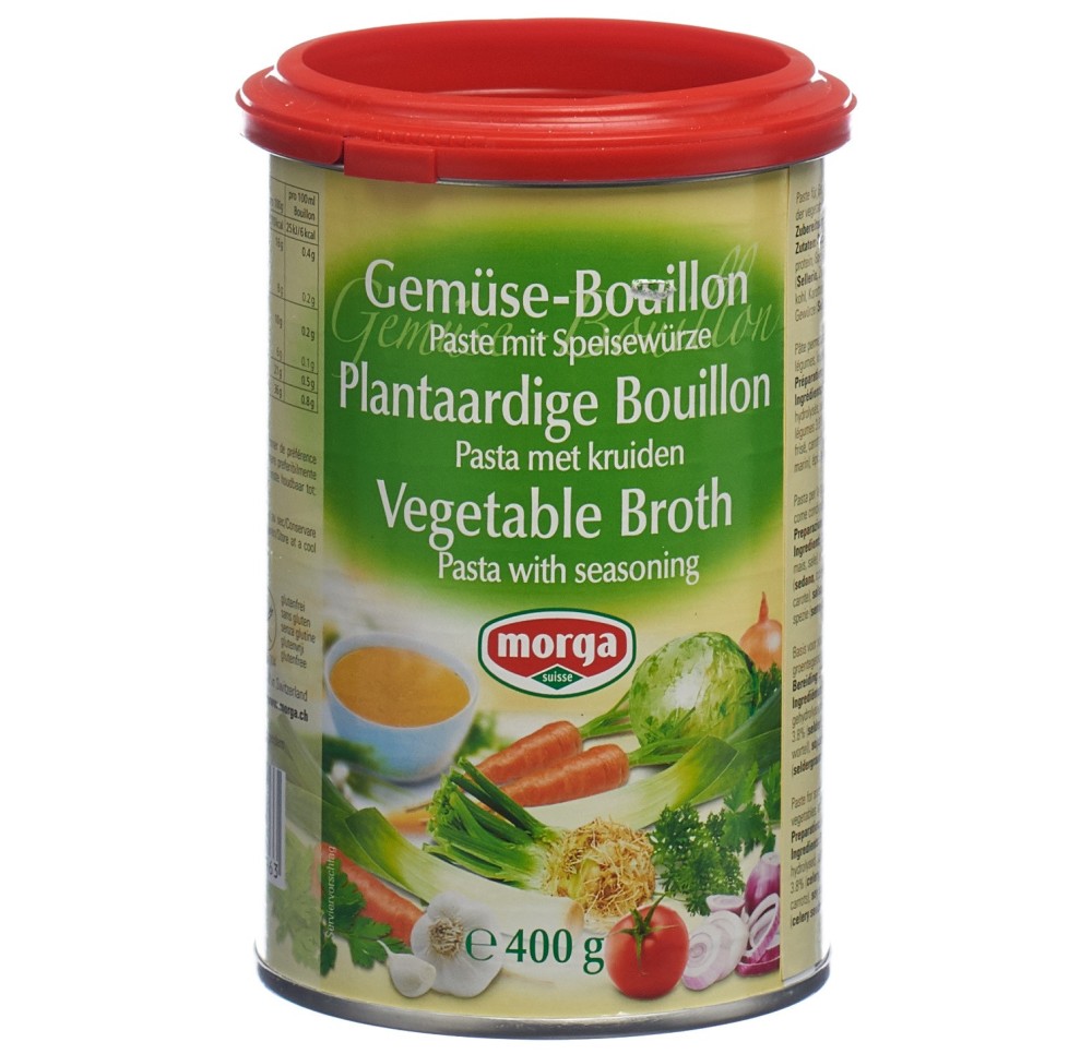 MORGA bouillon légume pâte avec épices 400 g MORGA bouillon légume pâte avec épices 400 g