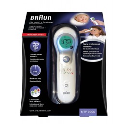 BRAUN thermomètre front no touch&forehead NTF3000