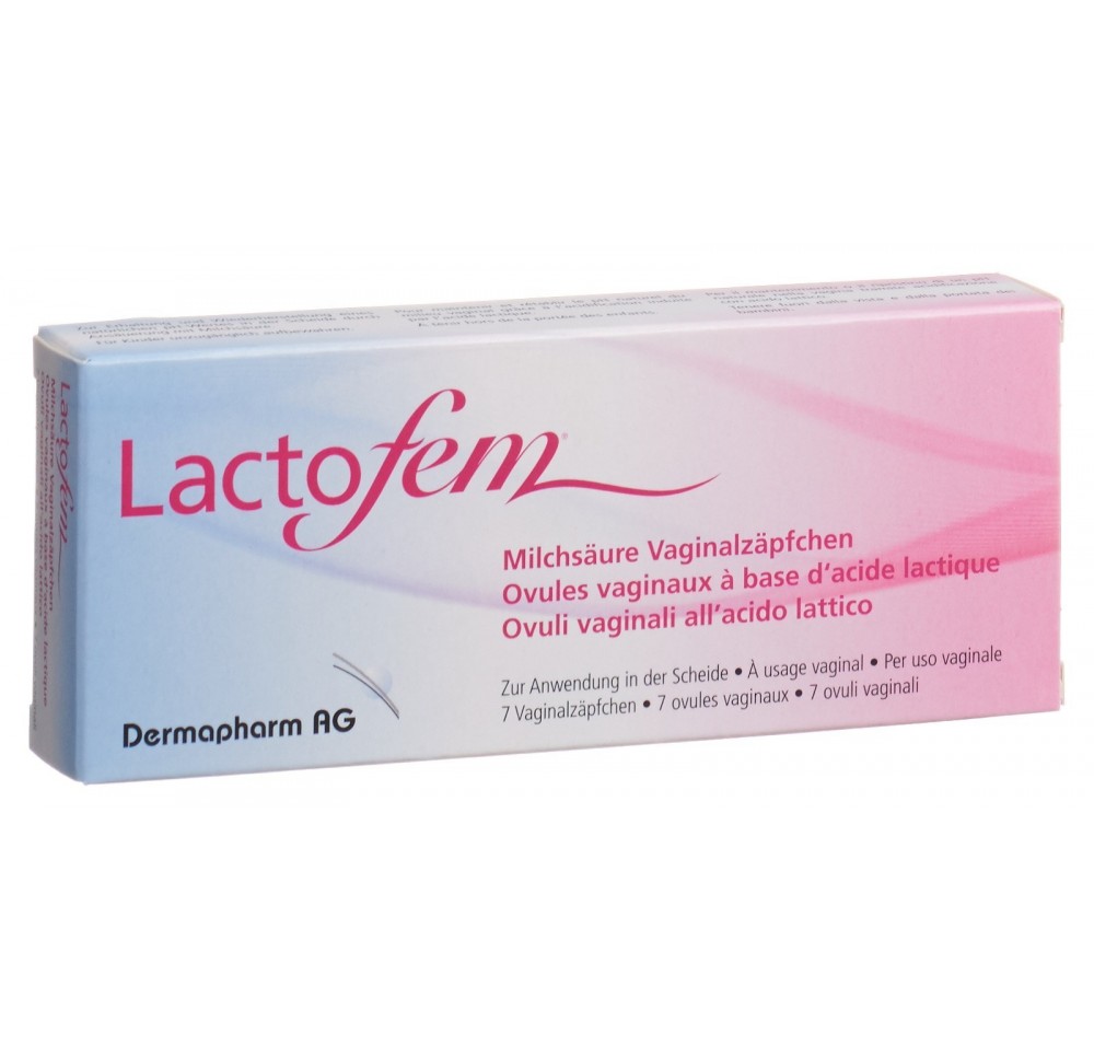 LACTOFEM ovules vaginaux acide lactique 7 pce