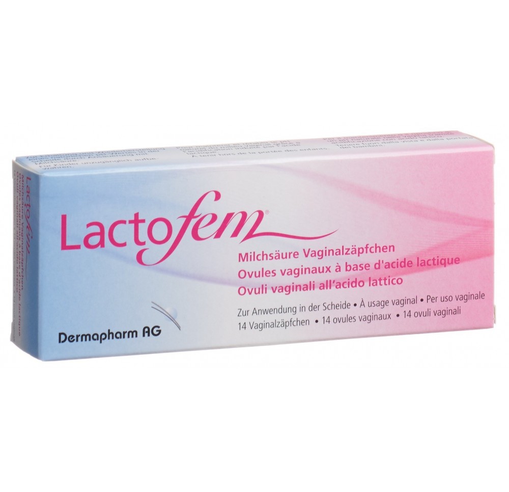 LACTOFEM ovules vaginaux acide lactique 14 pce