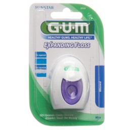 GUM Expanding soie dentaire 30m waxed