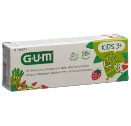 GUM Kids dentifrice 3+ ans fraise 50 ml