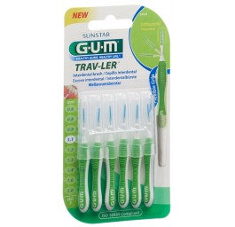 GUM Trav-Ler 1.1mm ISO3 con vert 6 pce