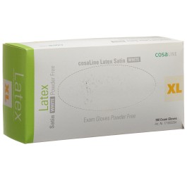 COSALINE Gants examen XL Latex Sat bl no p 100 pce