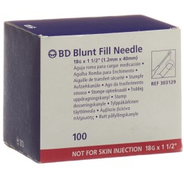 BD Blunt Fill aiguille de transfert séc 100 pce