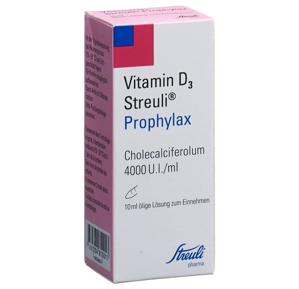 VITAMINE D3 Streuli 4000 UI/ml Prophylax fl 10 ml