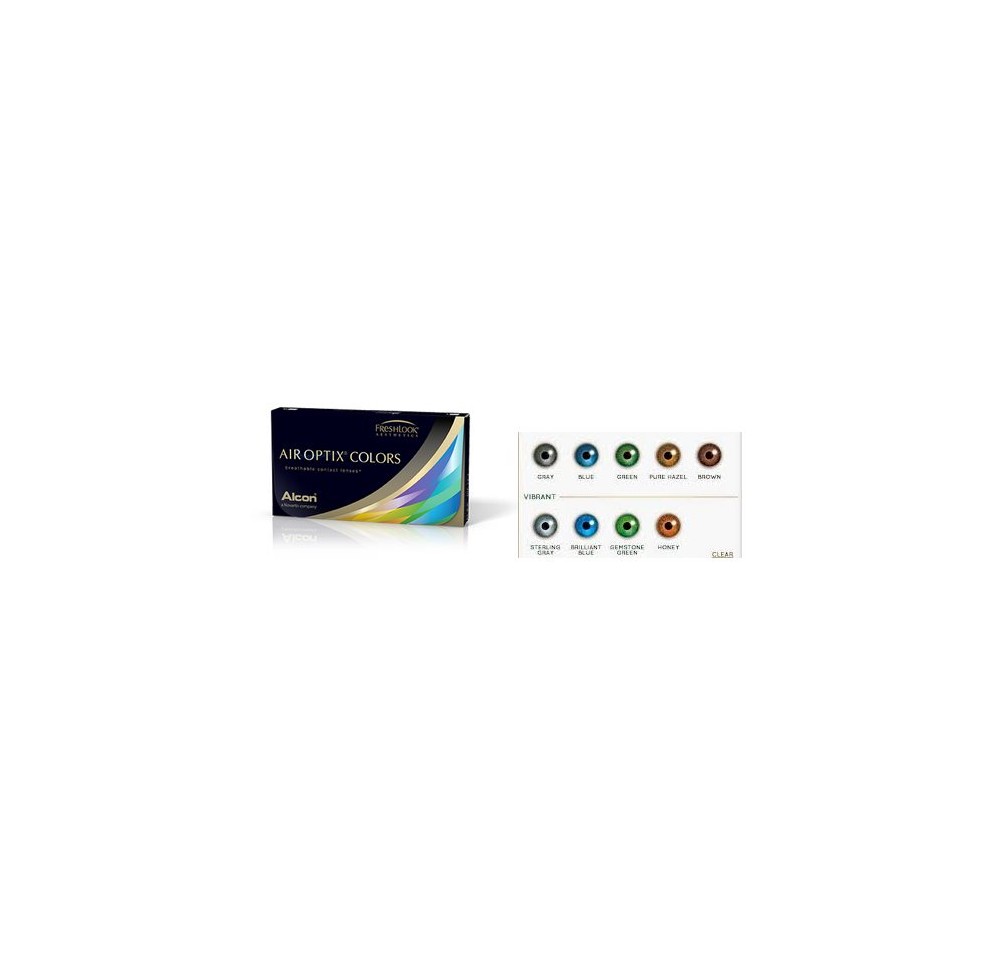 AIR OPTIX Colors 0dpt BC8.60Dia14.20 Hazel 2 pce