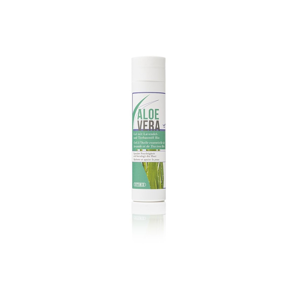 PHYTOMED Gel d'aloe vera à lavan et tea bio 250 ml PHYTOMED Gel d'aloe vera à lavan et tea bio 250 ml