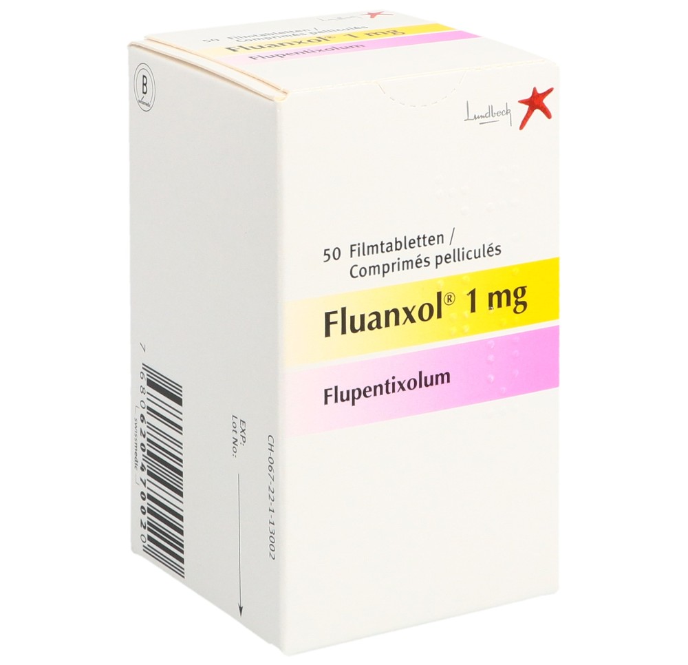 FLUANXOL cpr pell 1 mg bte 50 pce FLUANXOL cpr pell 1 mg bte 50 pce