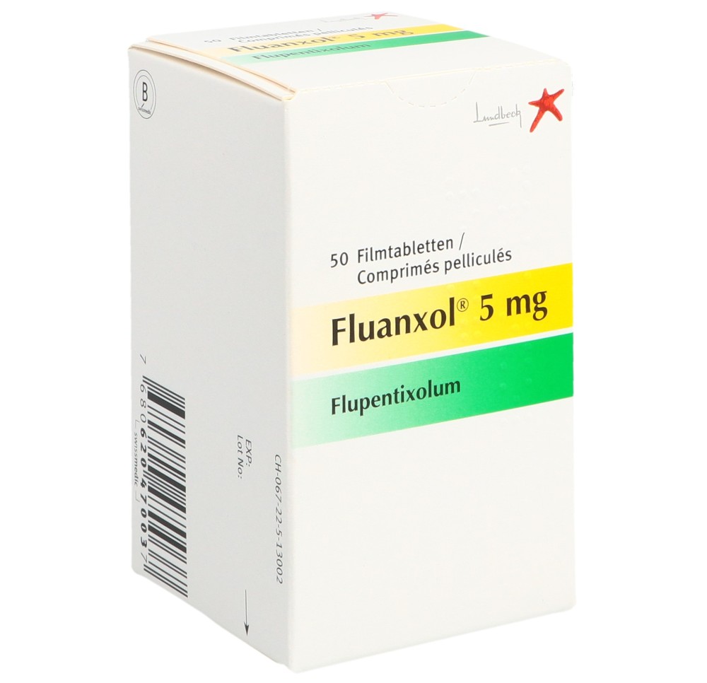 FLUANXOL cpr pell 5 mg bte 50 pce FLUANXOL cpr pell 5 mg bte 50 pce