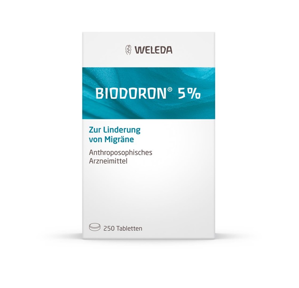 BIODORON 5% cpr fl verre 250 pce